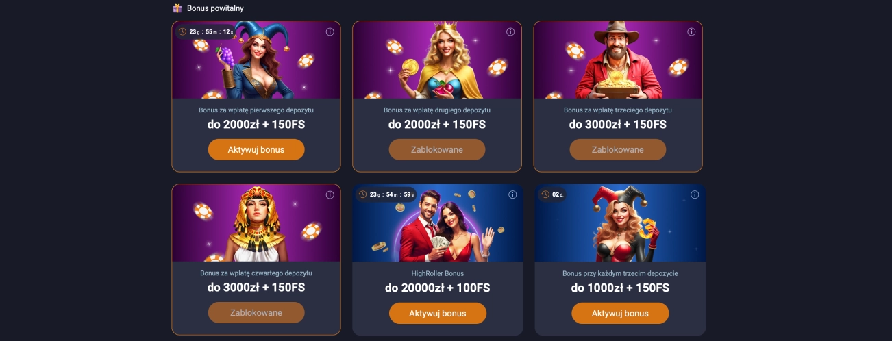 Vox Casino bonus powitalny 2026 – pakiet startowy i oferty depozytowe