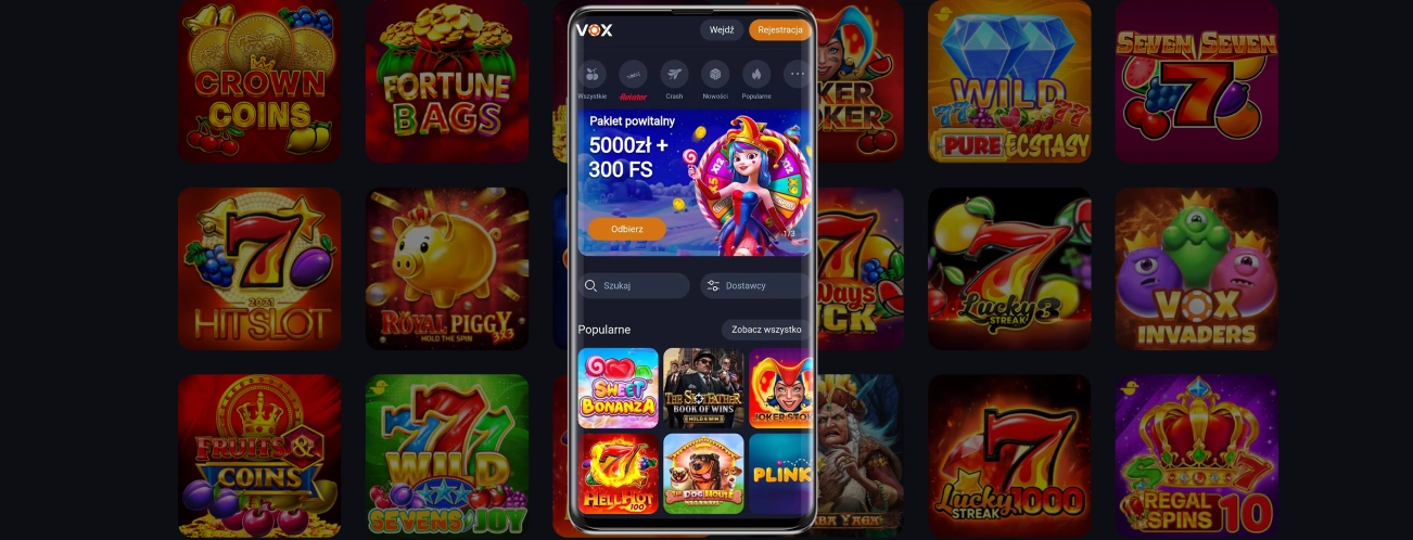 Vox Casino App – przegląd gier mobilnych i dostępnych kategorii